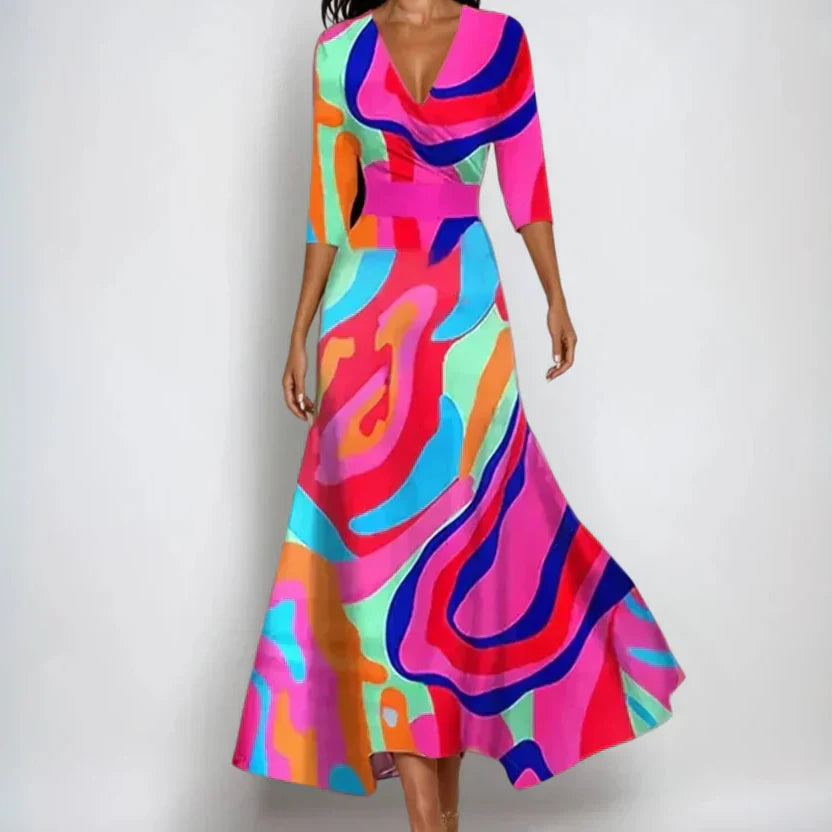 Valeria – Vestido Floral Elegante