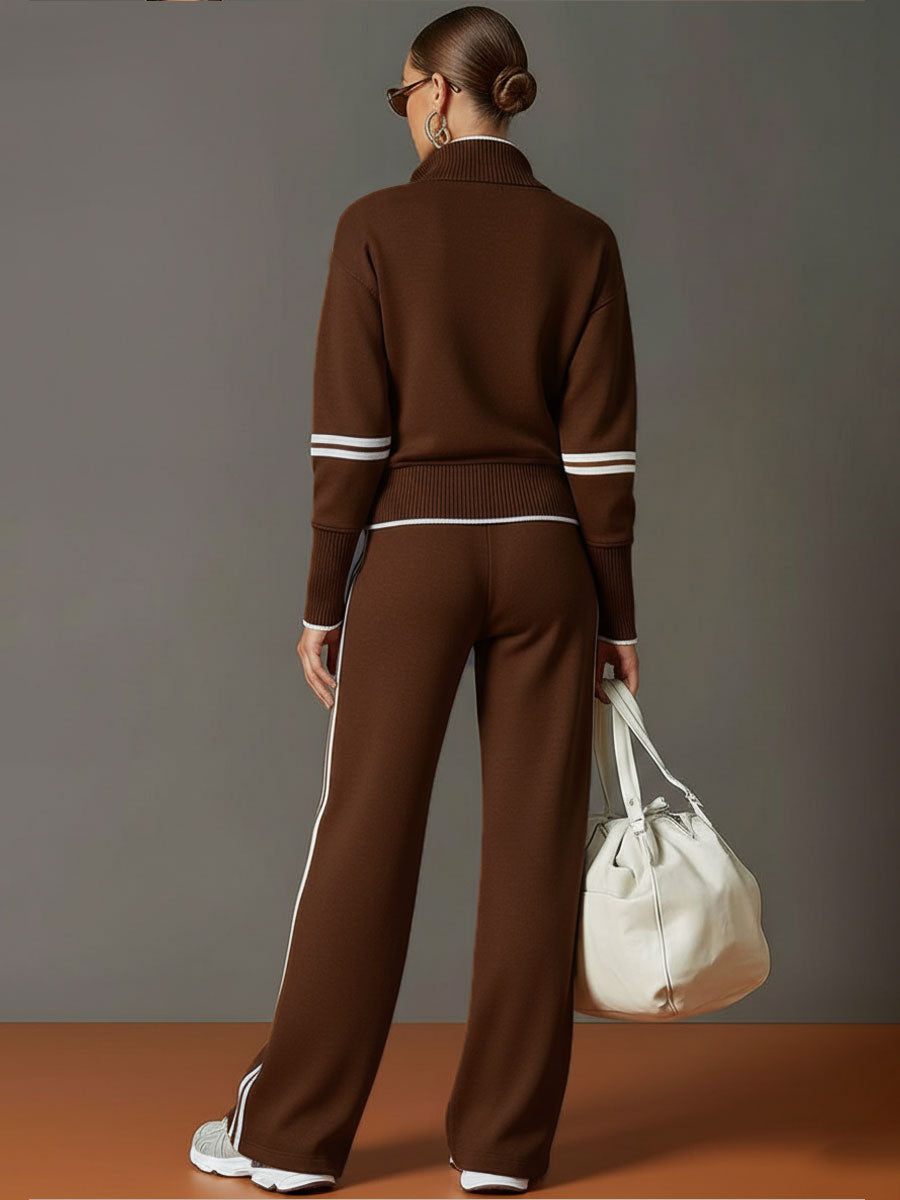 Valentina – blusa y pantalón de pierna ancha