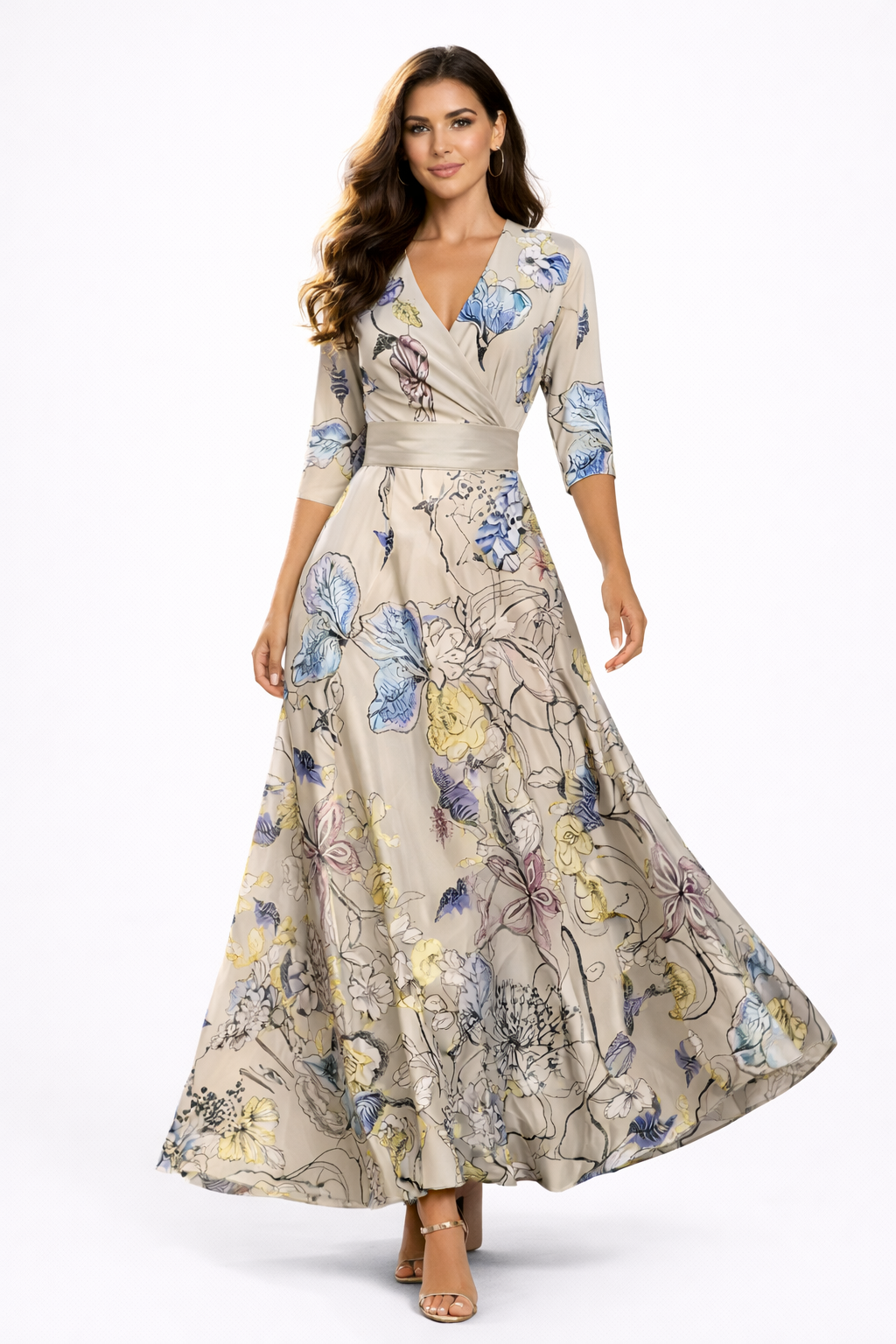 Valeria – Vestido Floral Elegante