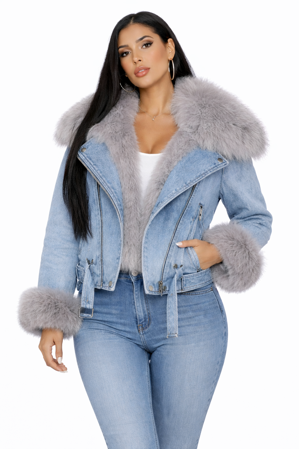 Chaqueta Vaquera Ártica Luxe