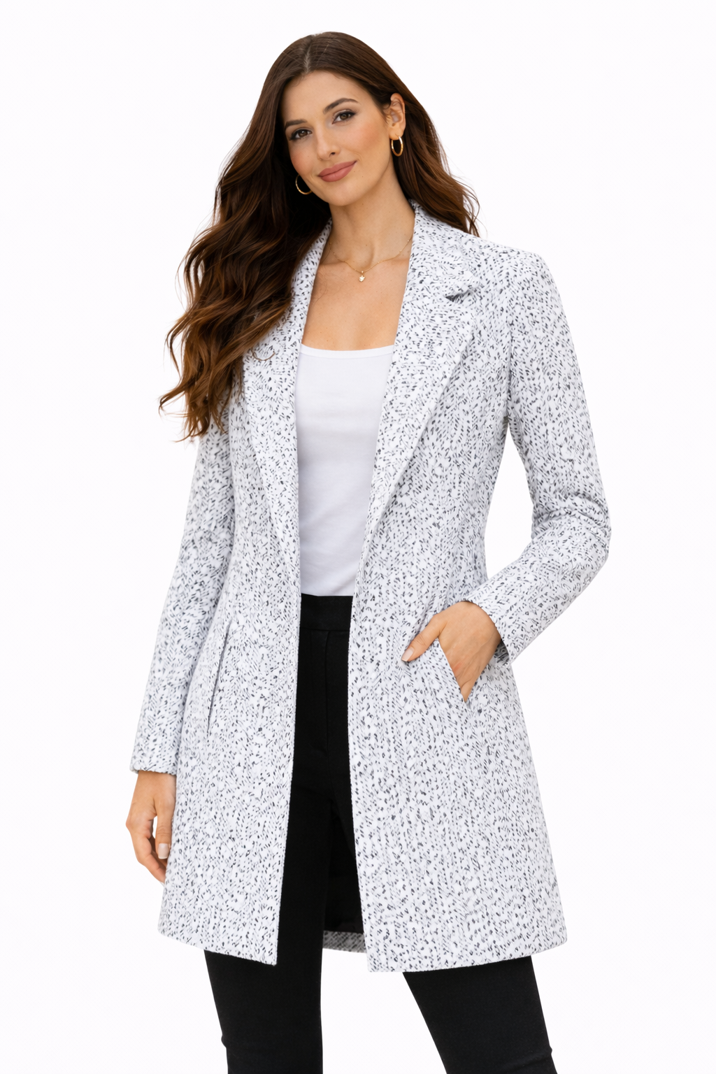 Abrigo Delantero Abierto