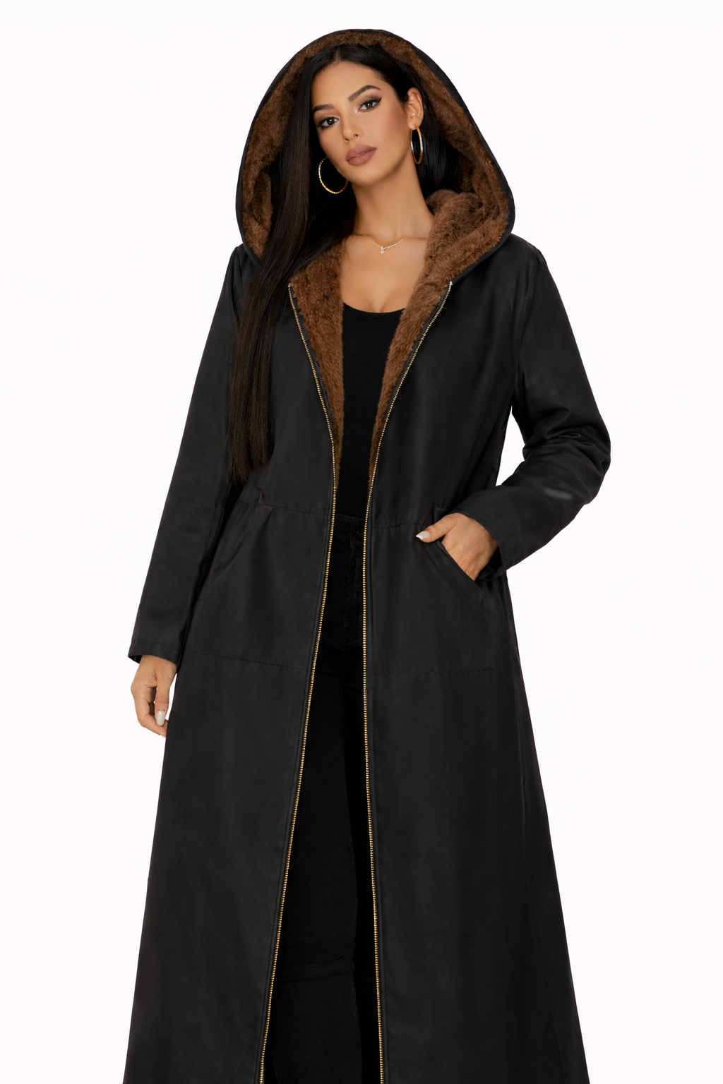 Parka Larga Estilo Vintage ✨