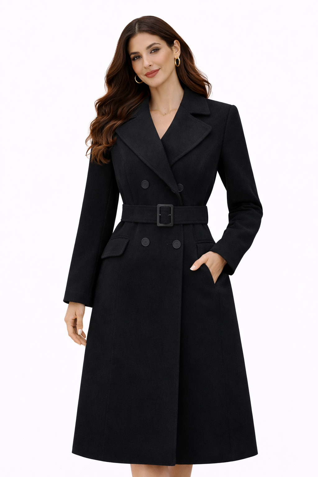 Abrigo Cruzado de Lujo