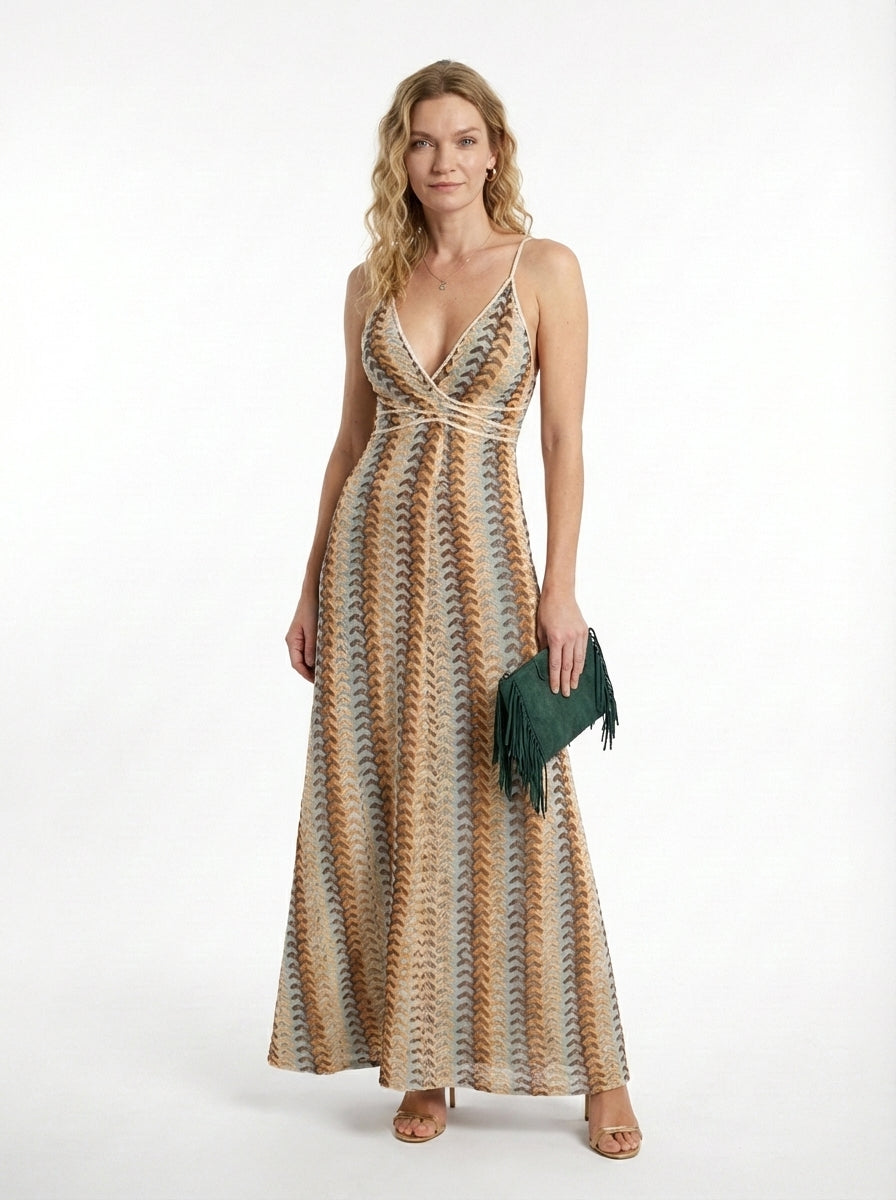 Vestido Backless Crochet