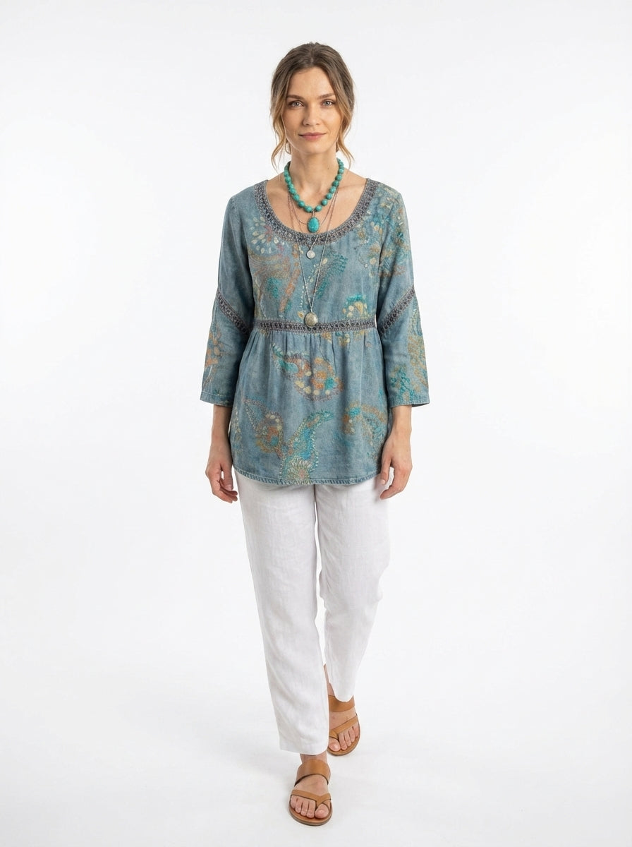 Blusa Vintage Casual