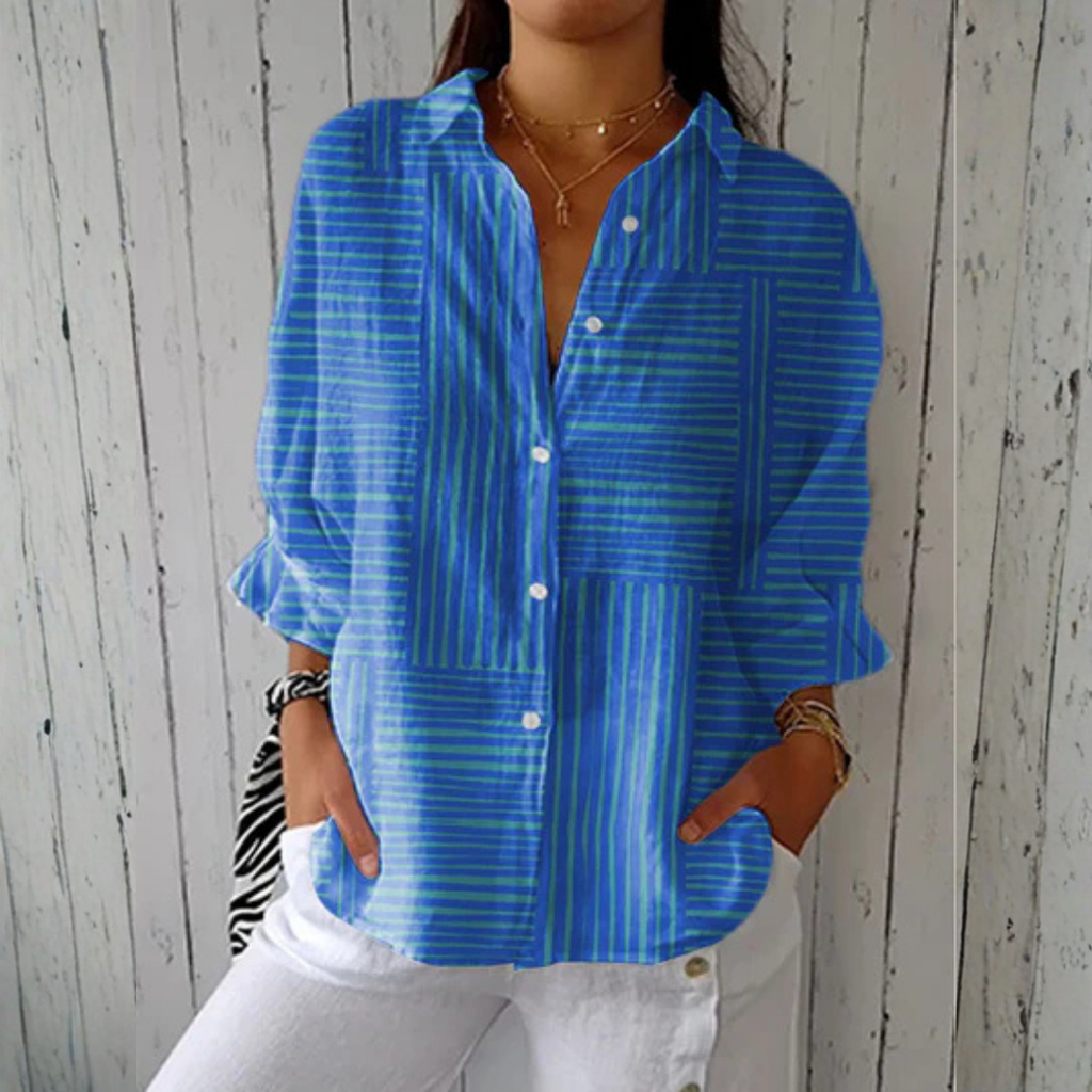 Blusa Casual Rayada