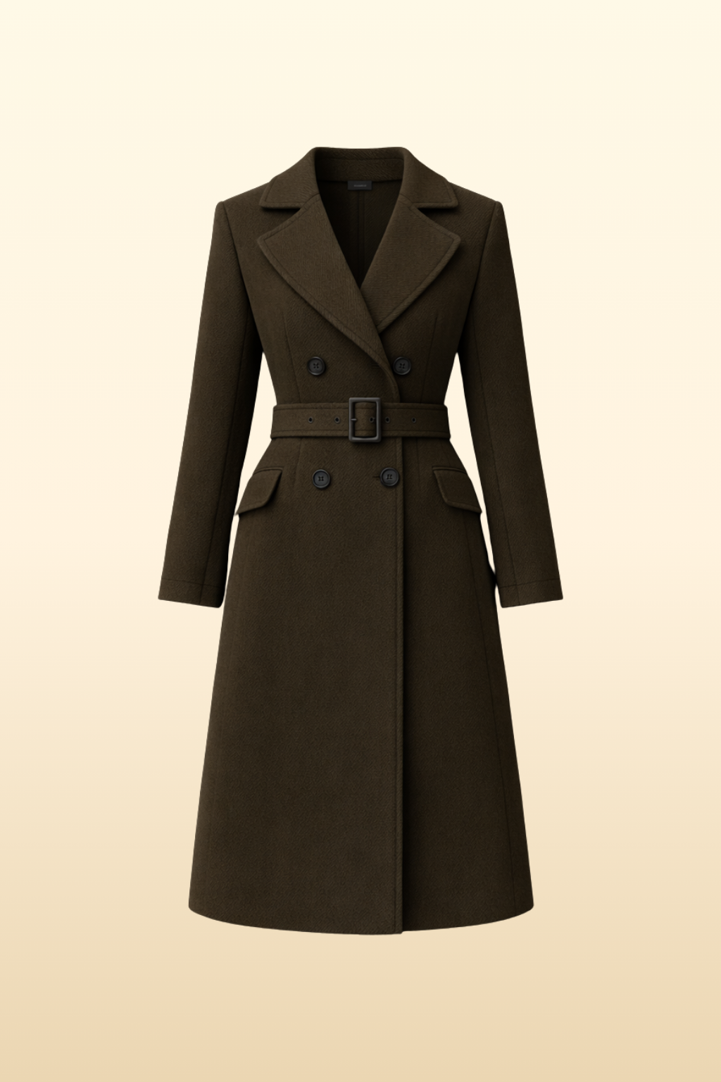 Abrigo Cruzado de Lujo